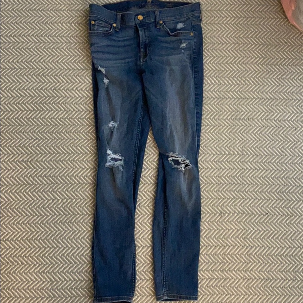 7 for All Mankind Ankle Skinny Jeans